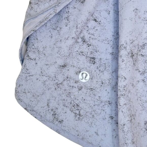 Lululemon Hotty Hot High-Rise Skirt *Long *Gravel Dust Pastel Blue Multi - Picture 7 of 10